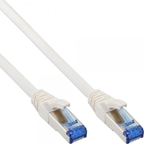 InLine 76807 W przewód krosowy (S/FTP (PIMF), 500 MHz, Category 6 A, 7,5 m) Biały 4043718189922