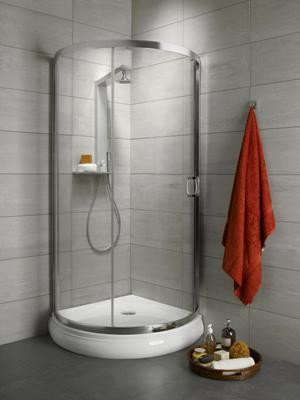 Radaway Premium Plus B 90x90 szkło fabric 30473-01-06N