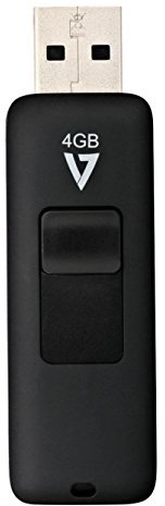 V7 Professional USB Stick Czarny 4 GB czarny VF24GAR-3N