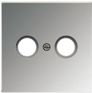 Jung Pytka centralna RTV - LS Metal Finish Chrome