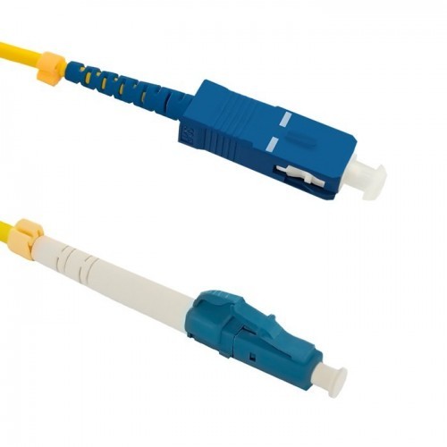 Qoltec Qoltec Patchcord światłowodowy LC/UPC - SC/UPC | Singlemode | 9/125 | G652D | Simplex | 0.5m 54337