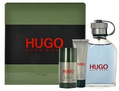 Hugo Boss Hugo M Zestaw perfum Edt 125ml + 50ml Żel pod prysznic + 75ml Deostick 58779