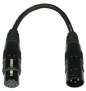 Accu Cable AC-dmxt/3 m5 °F DMX adapter AC-DMXT/3M5F