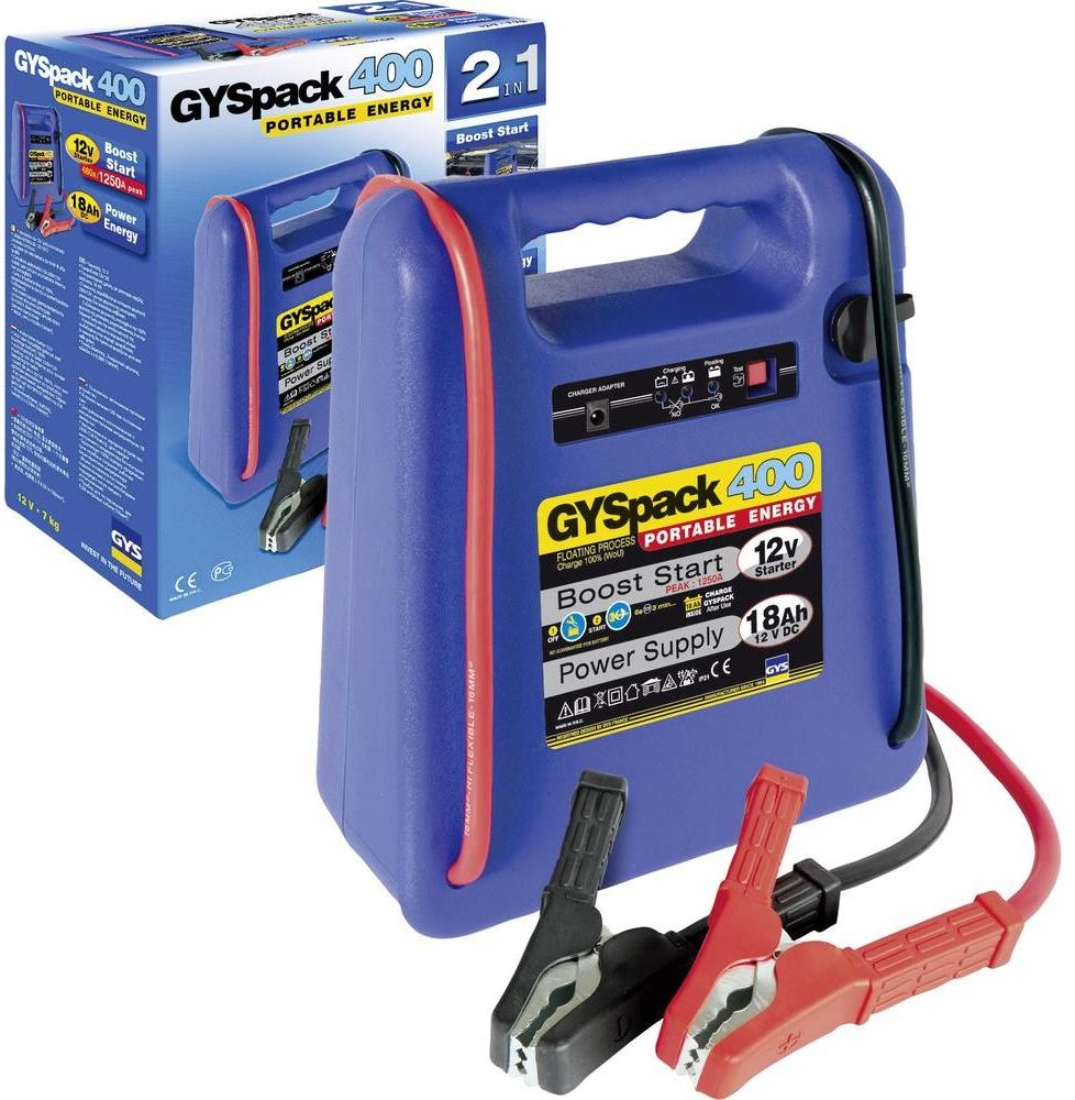 GYS Urządzenie rozruchowe booster GYS GYSPACK 400 025455 Prąd rozruchowy 12V) 480 A