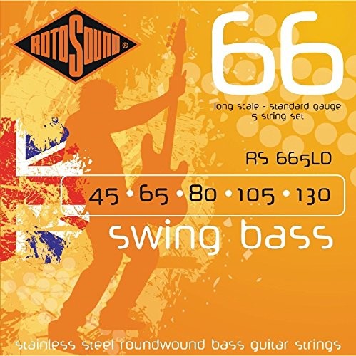 Rotosound Zestaw saiter 5 rotos górne RS 665ld Swing Bass gitara basowa struny RS665LD