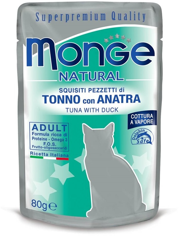 Monge Saszetka Tuńczyk Z Kaczką W Galarecie 80G