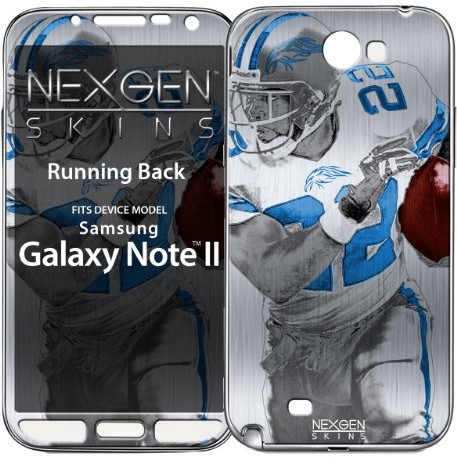 Nexgen Skins sgalnii0014 Running Back z efektem 3d Skin Case do Samsung Galaxy Note 2