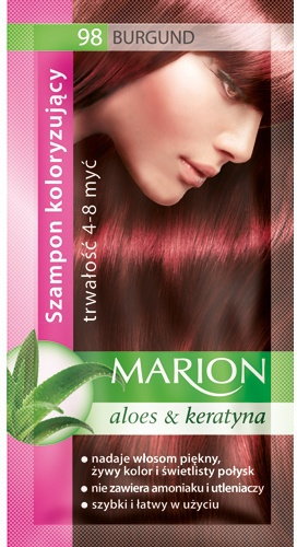 Marion Szampon Koloryzujący Aloes & Keratyna 98 Burgund