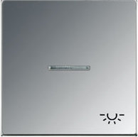 Jung Klawisz pojedynczy wiato podwietlany LS Metal Finish Chrome
