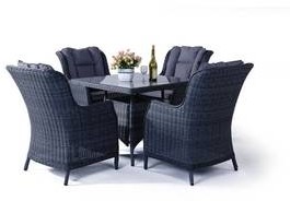 Rojaplast Meble rattanowe REGINA Szary