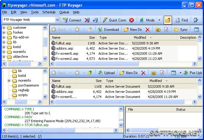RhinoSoft FTP Voyager Standard