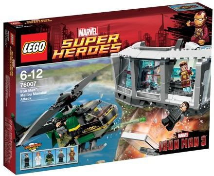 LEGO Super Heroes Iron Man Atak na posiadłość w Malibu 76007