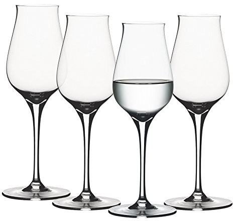 Spiegelau & Nachtmann Authentis 4400170 4-częściowy komplet kieliszków do nalewek, szkło kryształowe, 170 ml 4400170