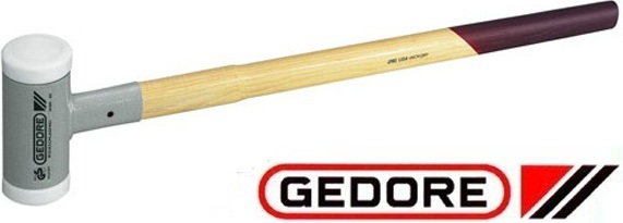 Gedore młotek bezodrzutowy z miękkim bijakiem z trzonkiem hikorowym 248 H (8728220)