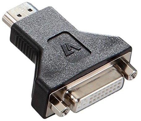 V7 Video Adapter (wtyczka HDMI do gniazda DVI-D) czarna V7E2HDMIMDVIDFADTR2N