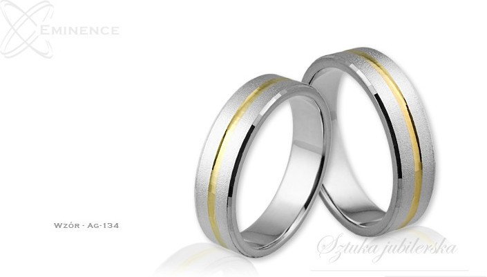 Eminence Obrączki srebrne - wzór Ag-134