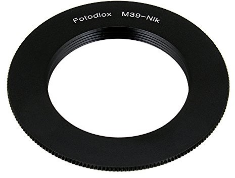 Fotodiox LENS Mount Adapter  Leica L39 (M39, gwint 39 MM X 1 MM) Screw Lenses to Nikon F (FX, DX) Mount Camera System (AS D7100 wyszukiwania, D800, D3 and More) M39-NIK