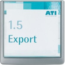 Durable Tabliczka przydrzwiowa Click Sign 149x148,5 mm grafitowa