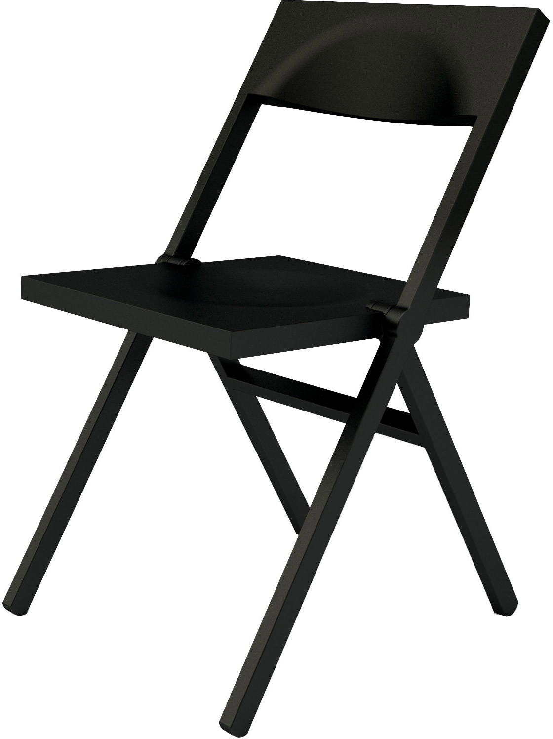 Alessi Krzesło Piana czarne ASPN9017
