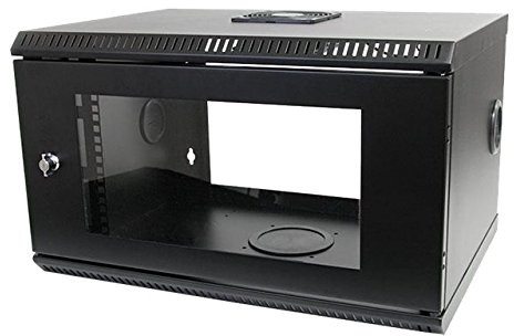 STARTECH.COM StarTech. com rk619wa lloh Depth Hinged Open Frame Wall Mount Server Rack (6U, 55,9 cm (22 cali), nośność: 49,8 kg) RK619WALLOH