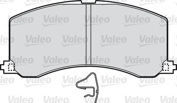 VALEO klocki hamulcowe 598830 598830