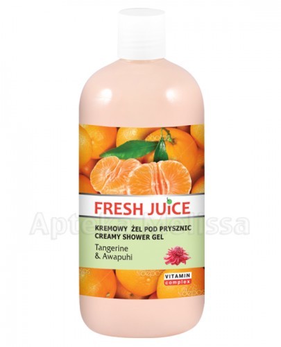 Elfa PHARM POLSKA FRESH JUICE Kremowy żel pod prysznic Tangerine & Awpuhi 500