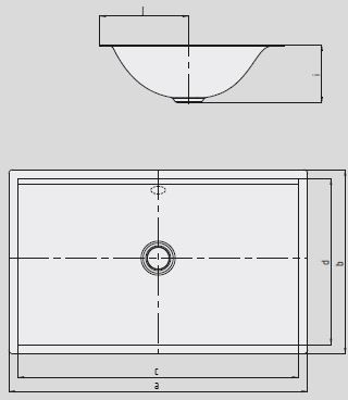 Zdjęcia - Umywalka Kaldewei Silenio 3048  podblatowa 93,4x39,1 cm bez przelewu biała 