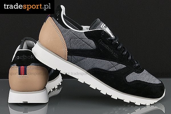 Reebok CL Leather Fleck AQ9723 czarny