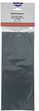 Presto 670718 papier ścierny mokry P1000, 115 X 280 MM