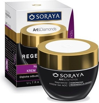 Soraya Art&Diamonds 60+ Odbudowujący Krem na noc 50ml