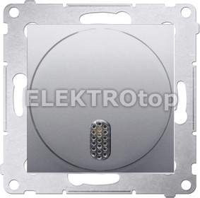 Kontakt Simon DDS1.01/43 Dzwonek elektroniczny; srebrny matowy