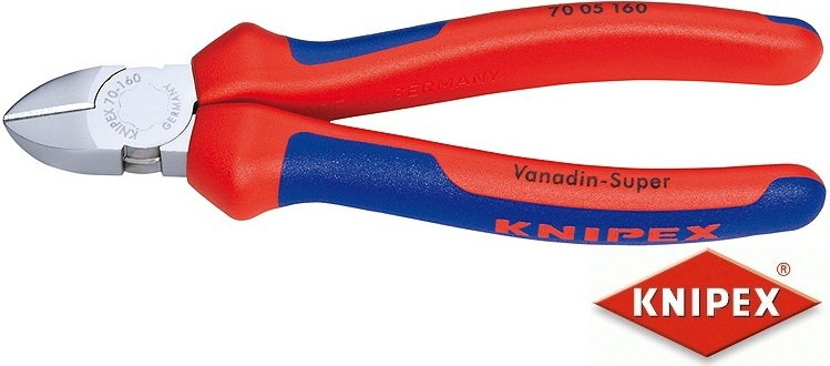 Knipex szczypce tnące boczne, dwukomponentowe (70 05 160)