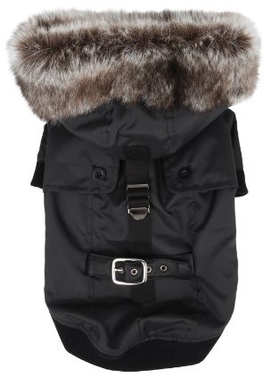 Puppia Pand-Jm1170 Greatcoat Mantel, S, Schwarz