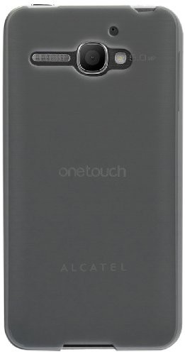 Alcatel Phonix TPU Hülle mit Displayschutzfolie für One Star schwarz
