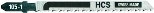 DeWalt Brzeszczot do wyrzynarki HCS do drewna 100x73mm DT2165