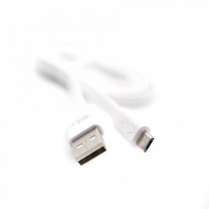 Tellur R Kabel Micro USB USB 100cm Płaski Biały TLL155001