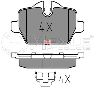 MEYLE Klocki hamulcowe - komplet 025 236 2316/PD