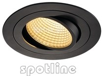 Spotline New Tria DL zestaw 12W (okrągła) 2700K - Czarny (114220)