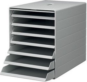 Durable Pojemnik z 7 szufladami A4 IDEALBOX PLUS z osłoną szary