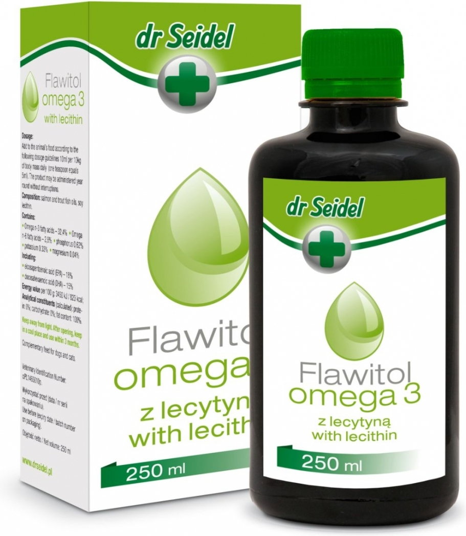 Dr Seidla Dr Seidel Flawitol Omega 3 z lecytyną 250ml