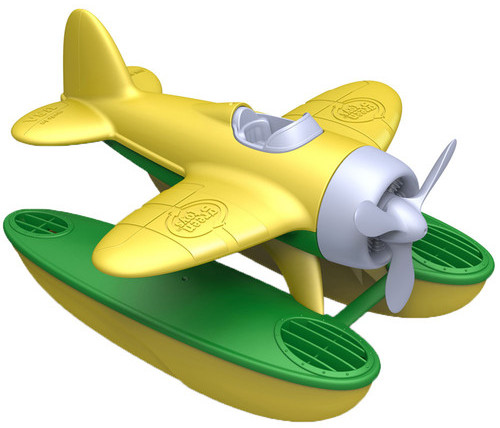 Bigjigs Toys Hydroplan z żółtymi skrzydłami