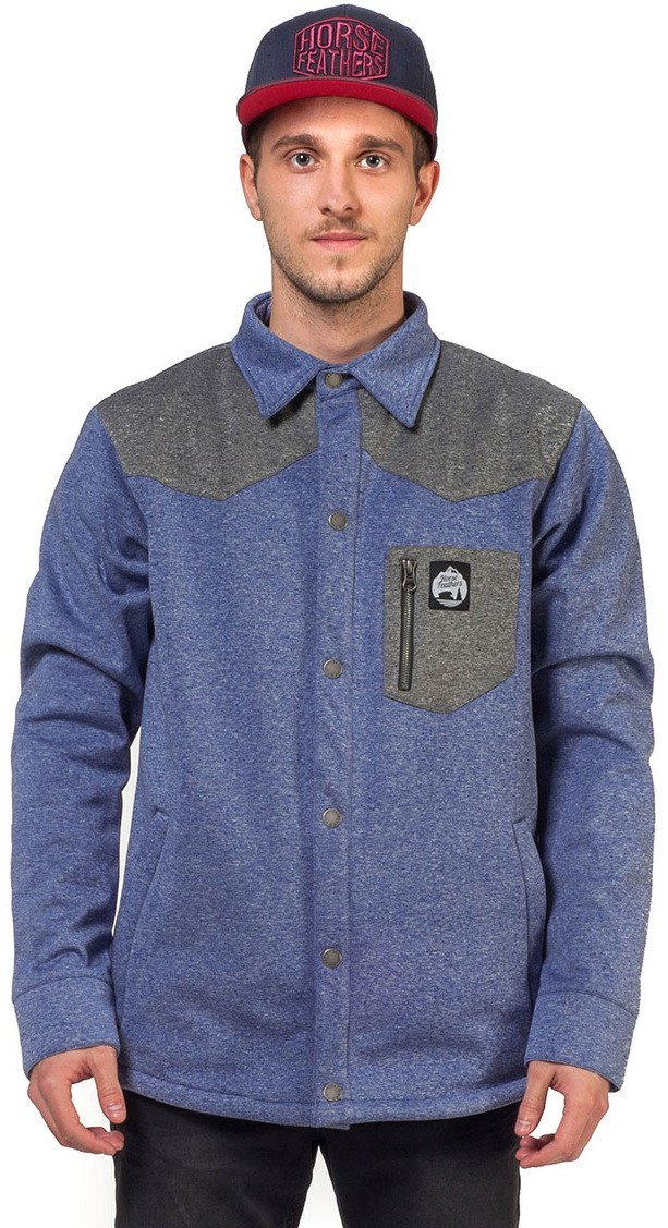Horsefeathers kurtka jesienna męska JAMIE JACKET (heather granatowy)