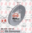 Zimmermann Tarcza hamulcowa 600.3226.20