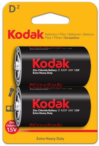 Kodak Bateria R20 KDHZ-2 Blister