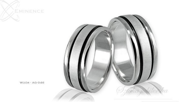 Eminence Obrączki srebrne - wzór Ag-046