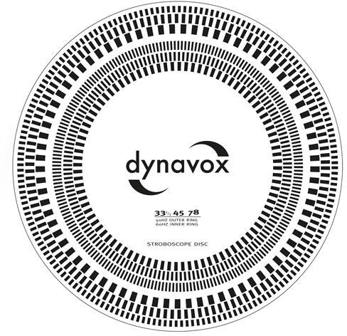 DynaVox Dynavox teorii pozycjonowania gramofonowe/szyba stroboskopu 206800