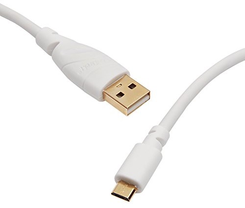 KabelDirekt Kable bezpośrednie 0,5 m kabel micro-USB 2.0, biały 1 M
