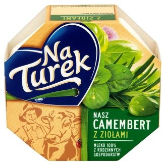 NaTurek Nasz Camembert z ziołami Ser 120 g