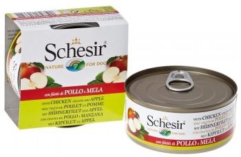 Schesir Karma Dla Psa Puszka Kurczak Jabłko 150G