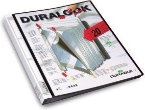 Durable DURALOOK PLUS, album ofertowy, 20 kieszeni, PP, okładka=kieszeń